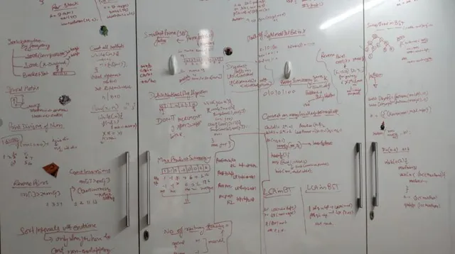 The days when my almirah became a whiteboard for DSA...