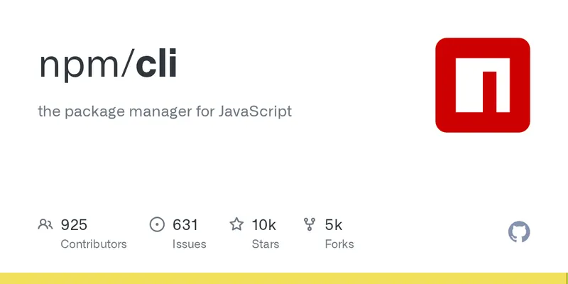 npm CLI repository on GitHub
